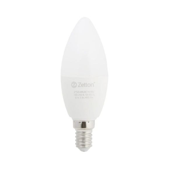 Умная лампа Zetton LED RGBW Wi-Fi Bulb E14 5Вт ZTSHLBRGBE141RU