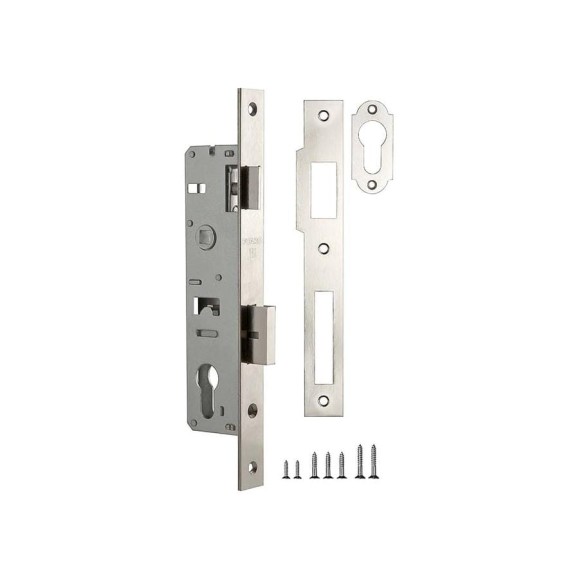 Корпус узкопрофильного замка с защелкой Fuaro 153-25/85 CP хром 27535