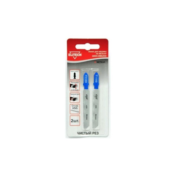 Полотно пильное Elitech 1820.086200 Полотно пильное Elitech 1820.086200