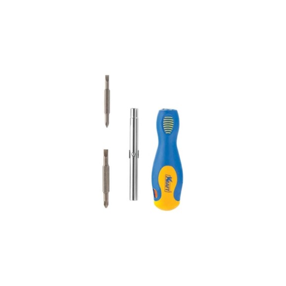 Комбинированная отвертка 6 в 1 KRAFT KT 700448