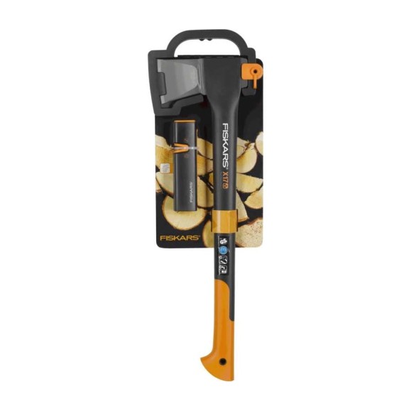 Топор-колун Fiskars х17 122460 + точилка Fiskars 120740 122466