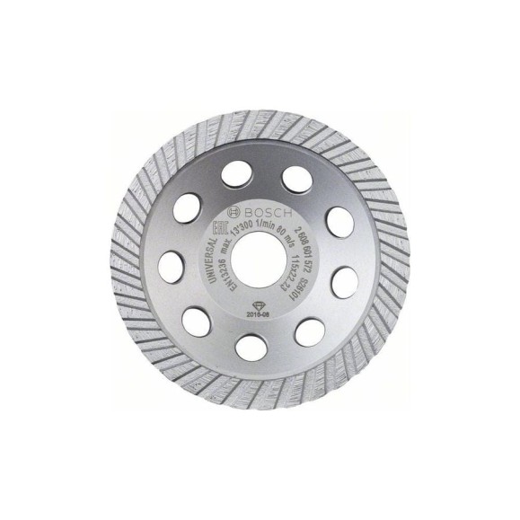 Алмазная чашка Standard Universal (115х22.2 мм) Bosch 2608601572 Алмазная чашка Standard Universal (115х22.2 мм) Bosch 2608601572