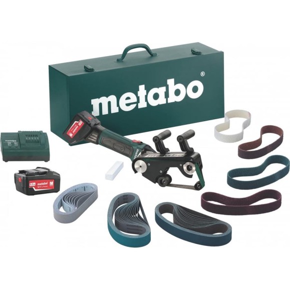 Аккумуляторная ленточная шлифмашина для труб Metabo  RB 18 LTX 60 Set 600192880