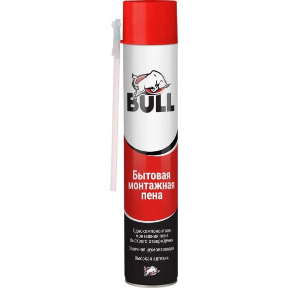 Бытовая монтажная пена Bull SF550 750 мл SF550 Бытовая монтажная пена Bull SF550 750 мл SF550