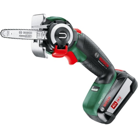 Аккумуляторная цепная мини-пила Bosch AdvancedCut 18 Set 0.603.3D5.101