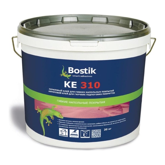 Акриловый эмульсионный клей Bostik KE 310 6 кг 30043550