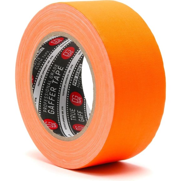 Клейкая лента TrueGaff DGTAPE - Гаффа тейп 50мм/23м - Оранжевый TrueGAFF50/25/FL-O