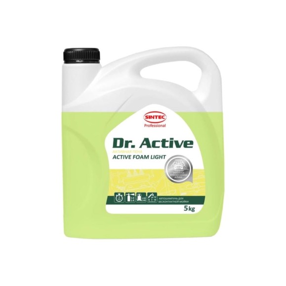 Автошампунь Sintec Dr.Activ Active Foam Light  5 кг для бесконтактной мойки Обнинскоргсинтез 801701