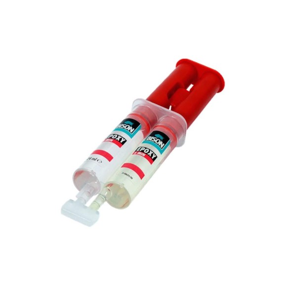 Клей BISON EPOXY 5 MINUTES CRD 24ML 6307223