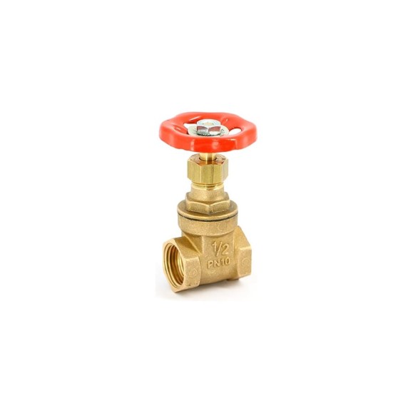 Задвижка Uni-Fitt В 1/2, PN10, латунь 140G2000