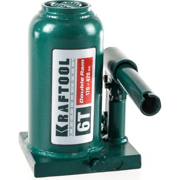 Гидравлический бутылочный домкрат KRAFTOOL 6 т, 170-420 мм 43463-6