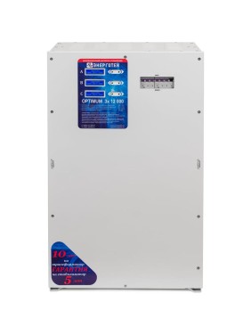 Стабилизатор напряжения Энерготех 3 фазы (12000 х 3 ±10 В 220-450 В) OPTIMUM 514501
