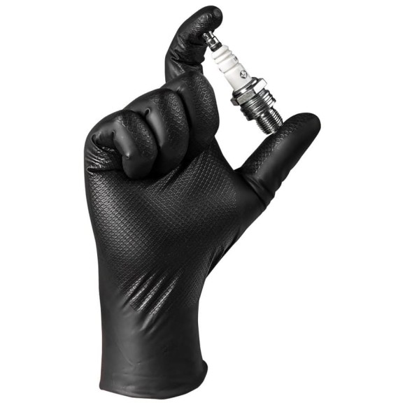 Ультрапрочные нескользящие нитриловые перчатки Jeta Safety 50 шт (25 пар), р.L/9, 240 мм, 0,22мм, NATRIX-50BL-09 Ультрапрочные нескользящие нитриловые перчатки Jeta Safety 50 шт (25 пар), р.L/9, 240 мм, 0,22мм, NATRIX-50BL-09