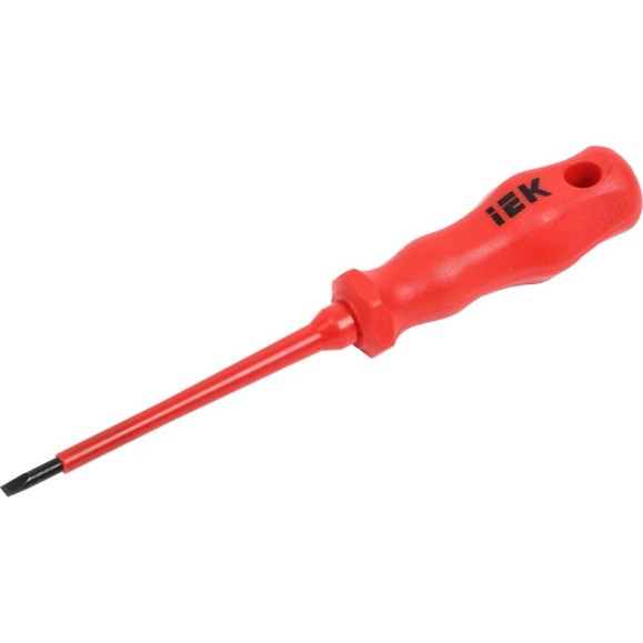 Шлицевая отвертка IEK PROFI 4,0х100мм 1000В TSC-3SL-4100 Шлицевая отвертка IEK PROFI 4,0х100мм 1000В TSC-3SL-4100