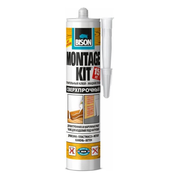 Клей BISON MONTAGEKIT SUPER STRENGTH CRT 350G 6304336