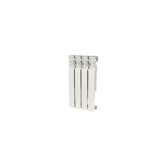 Алюминиевый радиатор ROMMER Plus 500 4 секции RAL9016 89562 Алюминиевый радиатор ROMMER Plus 500 4 секции RAL9016 89562