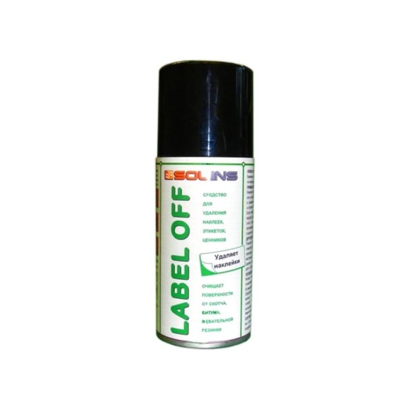 Спрей-очиститель для удаления наклеек Solins Label-off 200/150 мл 0L-00028462 Спрей-очиститель для удаления наклеек Solins Label-off 200/150 мл 0L-00028462