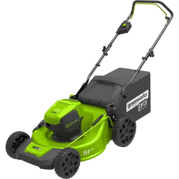 Аккумуляторная бесщеточная газонокосилка Greenworks GD60LM51HP Аккумуляторная бесщеточная газонокосилка Greenworks GD60LM51HP
