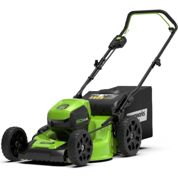 Газонокосилка самоходная аккумуляторная GD60LM46SP 60V 51 см бесщеточная без АКБ и ЗУ GreenWorks 2502907