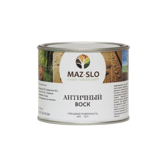 Античный воск MAZ-SLO цвет Венге, 0.5 л 8067890