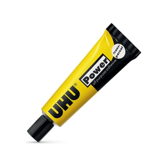 Универсальный контактный прозрачный клей UHU KRAFT POWER TRANSPARENT 45 г 40328