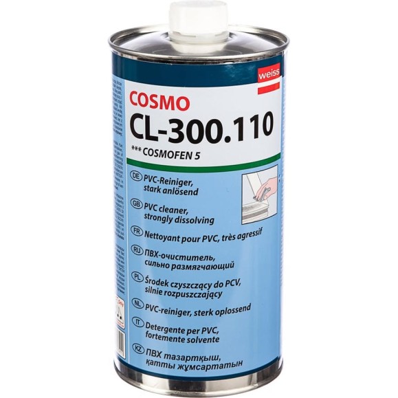Очиститель для ПВХ COSMOFEN сильнорастворяющий № 5 CL-300.110_R