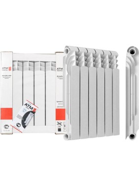Биметаллический радиатор ATM THERMO 500 4 секции BiM50080-4