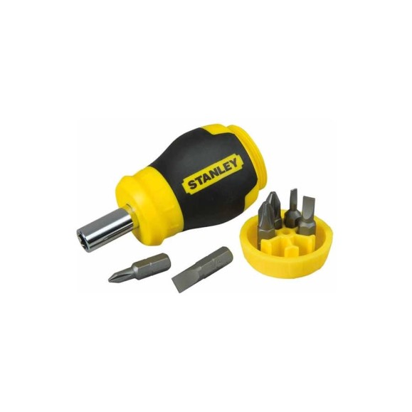 Отвертка Stubby Multibit Stanley 0-66-357