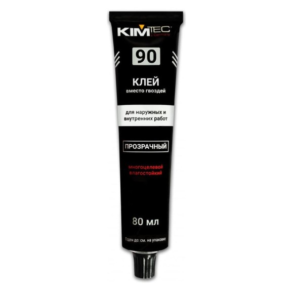 Клей 90 KIM TEC прозрачный шов 80мл 11603134
