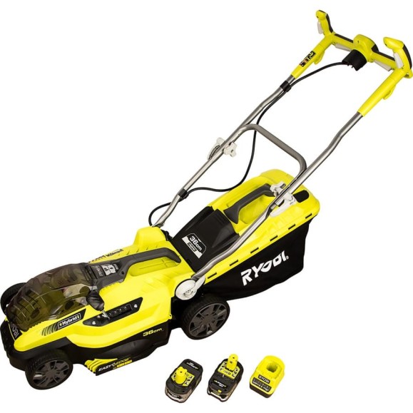 Гибридная газонокосилка Ryobi ONE+ RLM18X36H250F 5133003705