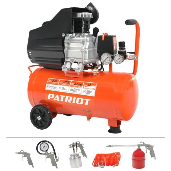 Поршневой компрессор PATRIOT EURO 50-260К 525306316 Поршневой компрессор PATRIOT EURO 50-260К 525306316