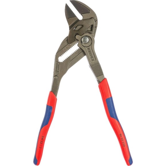 Переставные клещи KNIPEX 52 м, 250 мм, серые, 2К ручки KN-8602250