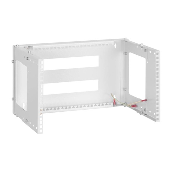 Настенная регулируемая монтажная рама TLK 19, 6U, серая RAL 7035 TRW-065035-GY