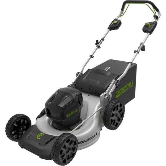 Самоходная бесщеточная аккумуляторная газонокосилка Greenworks 82V 2502507