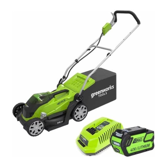 Аккумуляторная газонокосилка Greenworks G40LM41 2501907VB