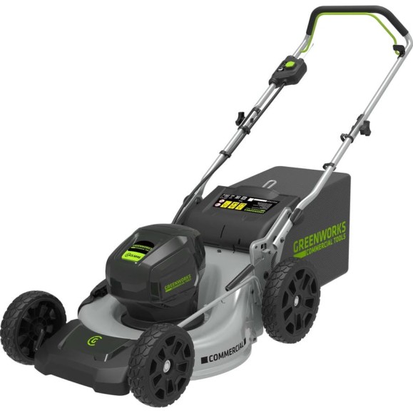 Аккумуляторная бесщеточная газонокосилка Greenworks 2502407