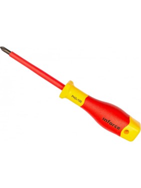 Диэлектрическая отвертка Inforce PH2х100мм 06-09-44