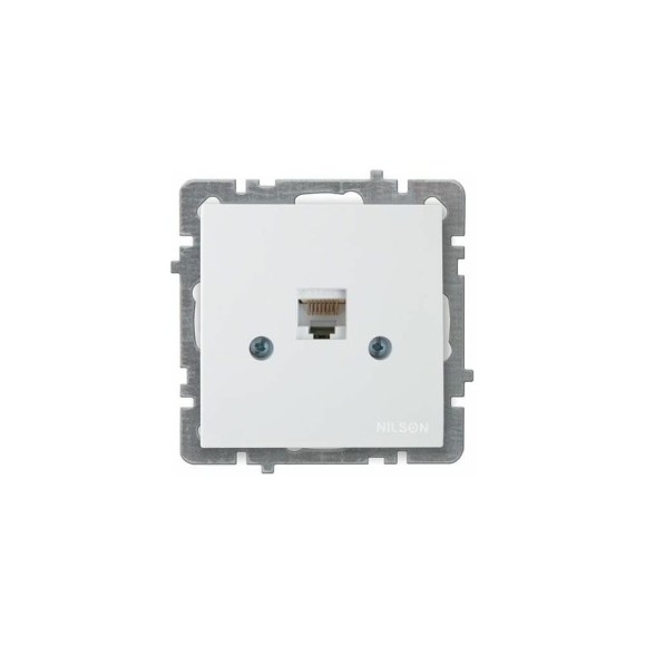 Компьютерная розетка Nilson Selene CAT 5 белый 23111044