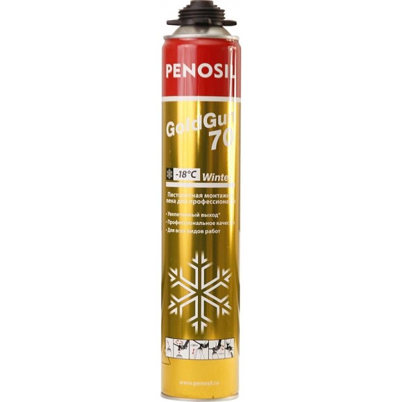 Монтажная профессионал пена Penosil GoldGun 70 winter A1263Z