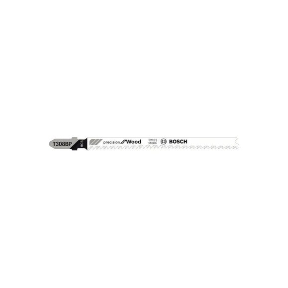 Полотна пильные T308BP Precision for Wood 3 шт. (117 мм; HCS) Bosch 2608667399