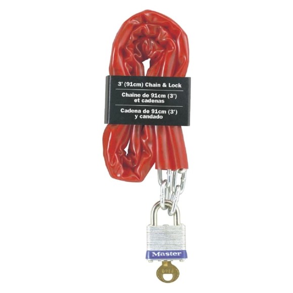 Цепь с навесным замком MasterLock 716EURD Цепь с навесным замком MasterLock 716EURD