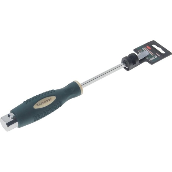 Шлицевая силовая отвертка ROCKFORCE SL8.0х150м на пластиковом держателе RF-70280150 Шлицевая силовая отвертка ROCKFORCE SL8.0х150м на пластиковом держателе RF-70280150