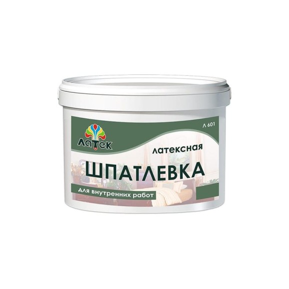Шпатлевка Л601 9 кг Латек 00-00002239 Шпатлевка Л601 9 кг Латек 00-00002239