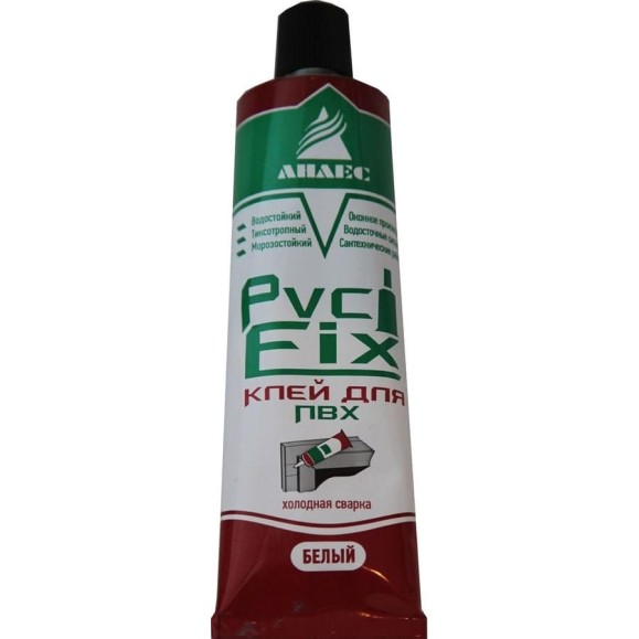 Клей для ПВХ Анлес PVC FIX белый 150 мл 70060 Клей для ПВХ Анлес PVC FIX белый 150 мл 70060