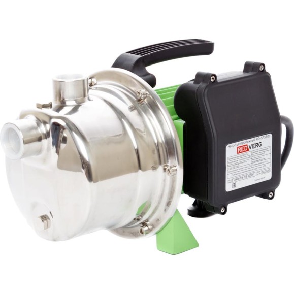 Самовсасывающий центробежный насос REDVERG RD-SPS60L 6633297 Самовсасывающий центробежный насос REDVERG RD-SPS60L 6633297