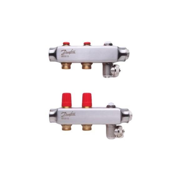 Коллекторы Danfoss SSM-2 для 2 контуров 088U0802