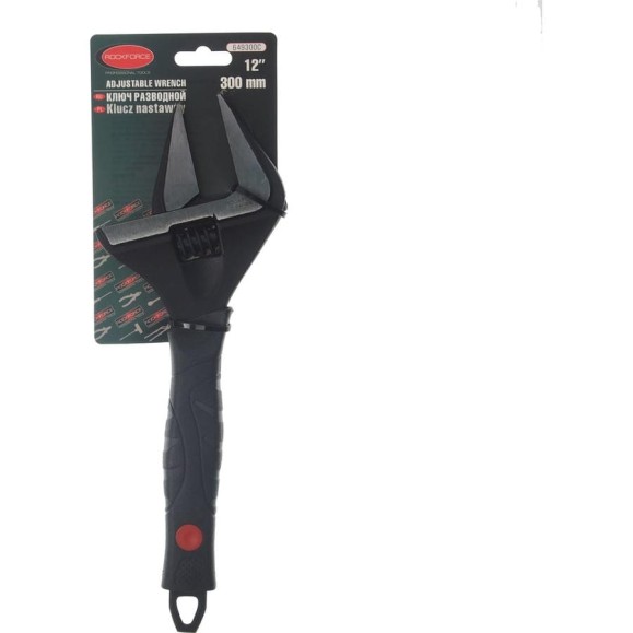 Разводной ключ с прорезиненной рукояткой Rockforce RF-649300C(26297)