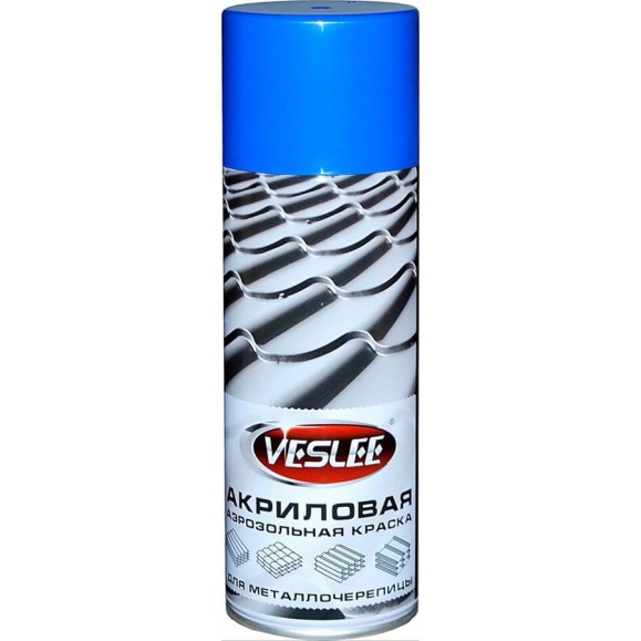Краска для металлочерепицы Veslee сигнальный синий RAL 5005 VL-P6 5005