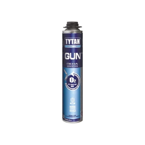 Профессиональная пена TYTAN EURO-LINE GUN 02 зимняя 750мл 58431