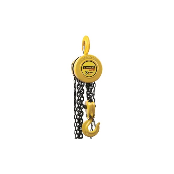 Цепная таль PROLift шестеренная Stayer Profi 4308-3 3т / 3м 4308-3_z01